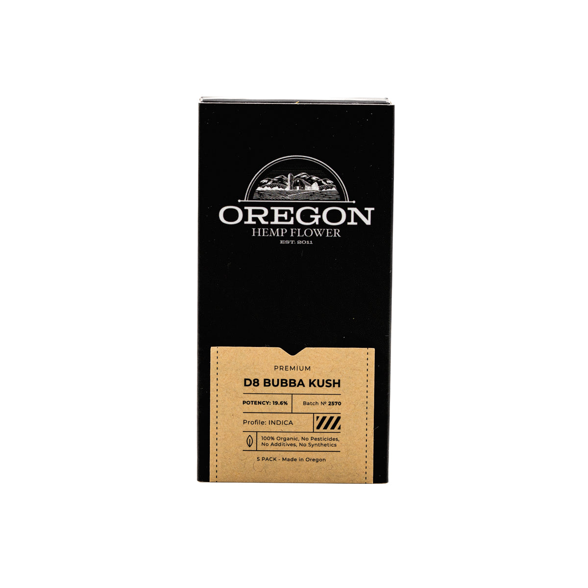 Bubba Kush Delta 8 Hemp Flower Pre Rolls