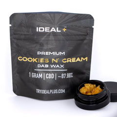 Cookies and Cream 91.52% CBD Dab Wax 1g