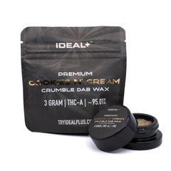 Cookies and Cream 95.01% THCa Crumble Dab Wax 3g - 3 GRAMS