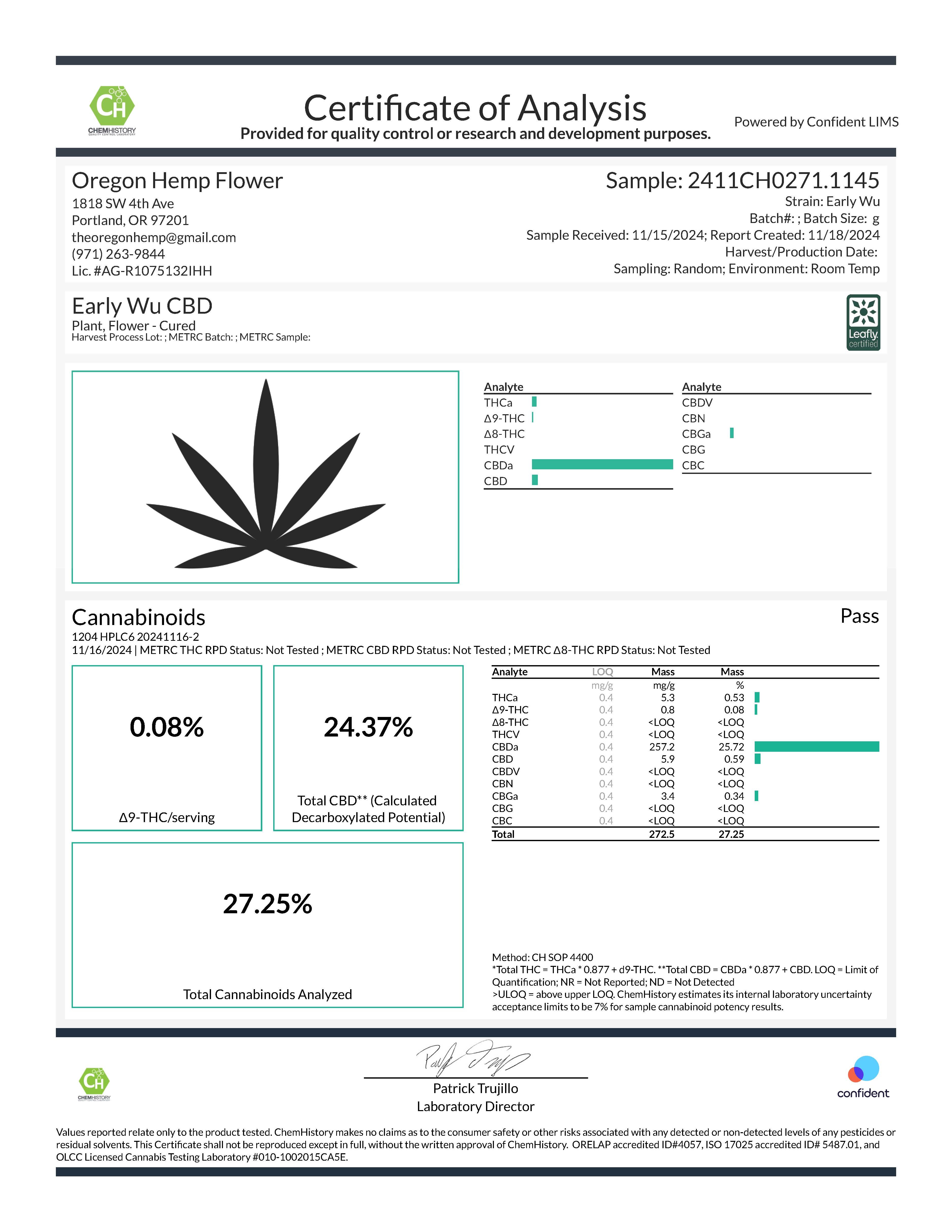 Early Wu CBD Hemp Flower Full-Term - Plants
