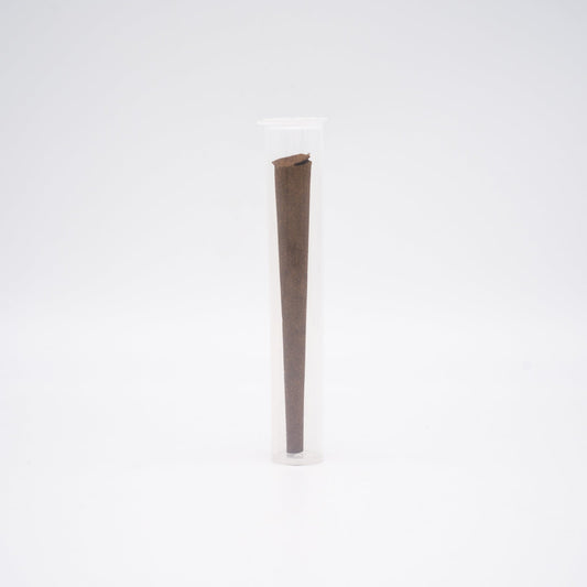 Brown conical paper roll for Super Sonic 20% THCA Pre-Rolls 1 gram of THCA flower