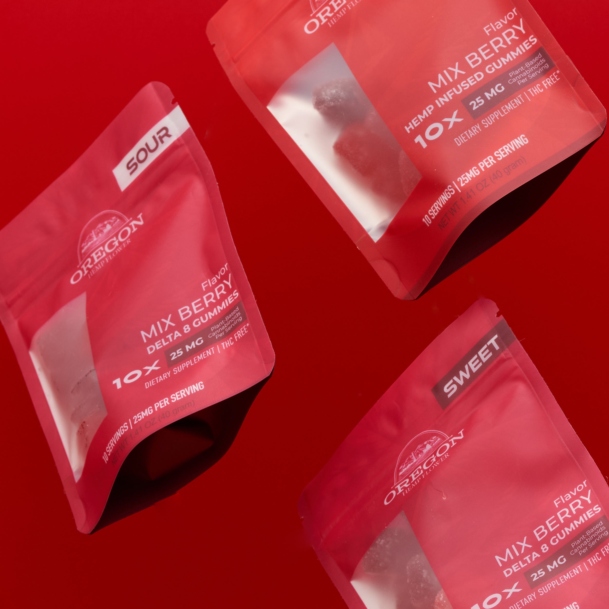 Sour Mix Berry Hemp Gummies