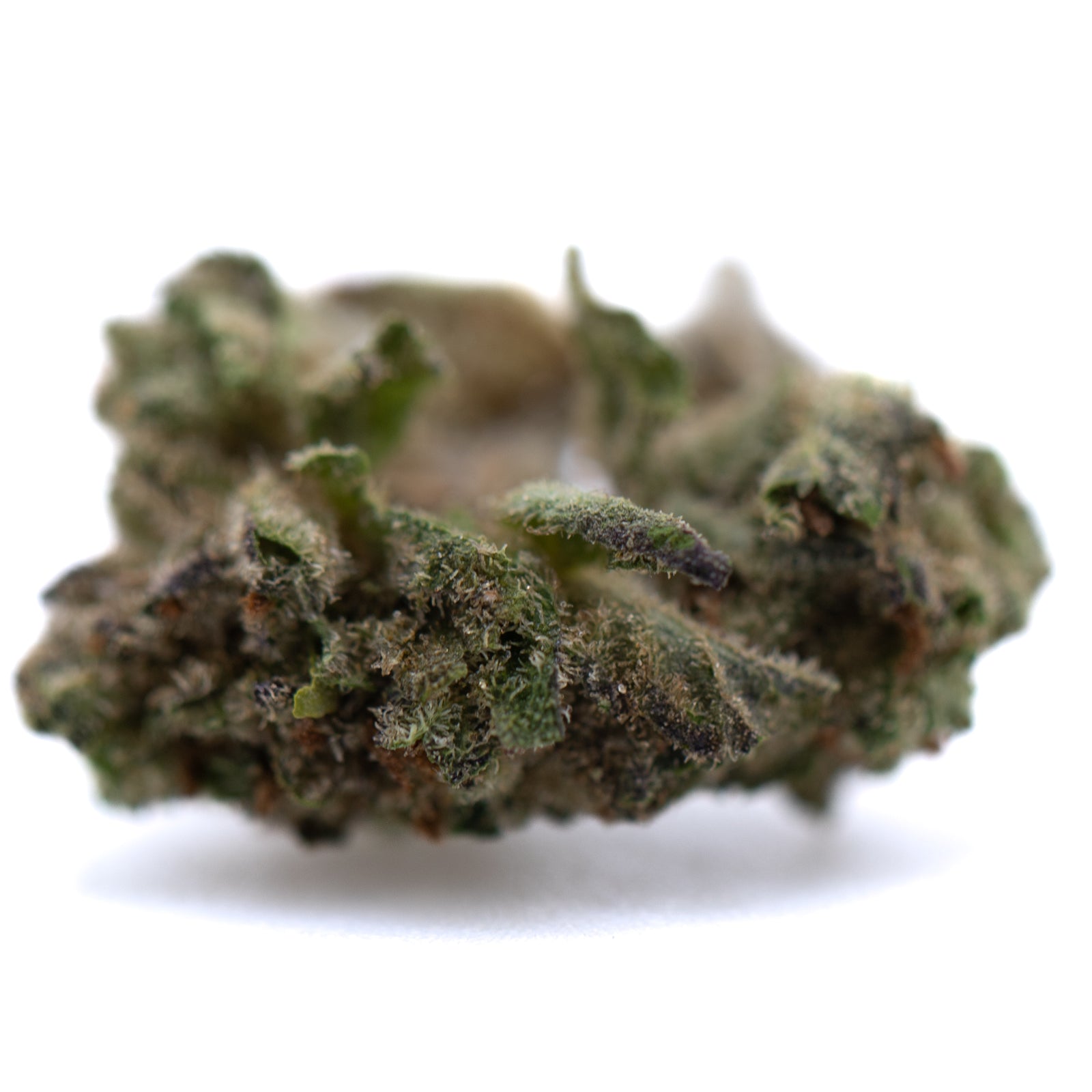 Green THCa Flower Bud with White Trichomes and Candy Flavor