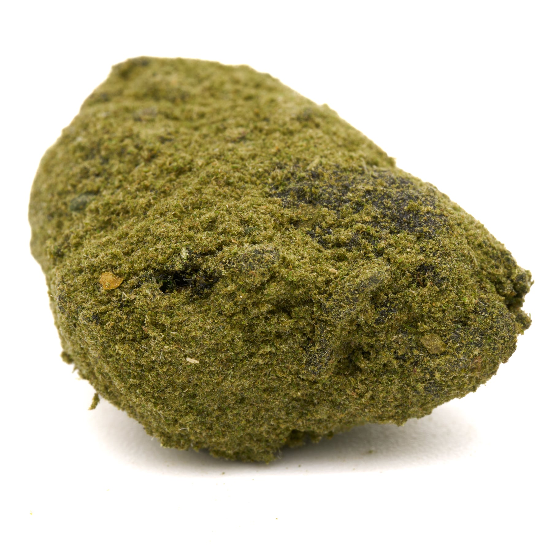 Hempress Delta 8 Moon Rocks on a green moss-covered stone background