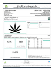 Lemon OG Indoor THCa Flower Smalls - Plants