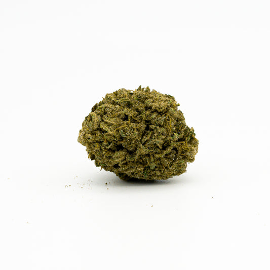 Dense OG Kush Hemp Flower displaying olive-green coloring perfect for CBD enthusiasts