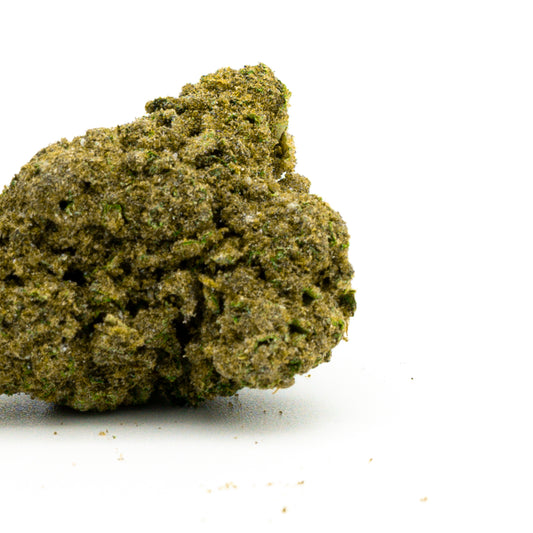 Dense OG Kush Hemp Flower featuring sparkling trichomes and rich cannabinoid profile