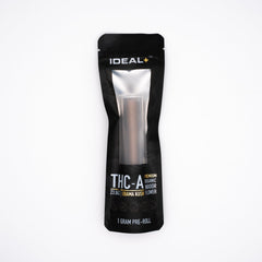 Black and silver vape cartridge package for Obama Kush 24% THCA Pre-Rolls