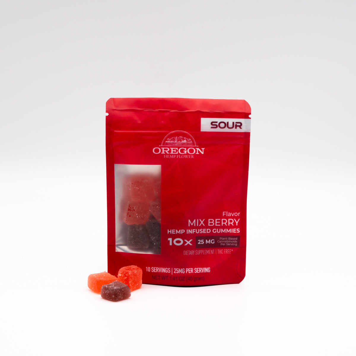 Sour Mix Berry Hemp Gummies 250mg