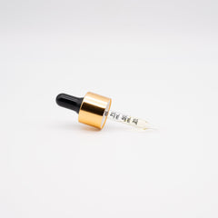 Glass dropper bottle with gold cap for Tincture Oil Night Drops 500mg CBD (30mL)