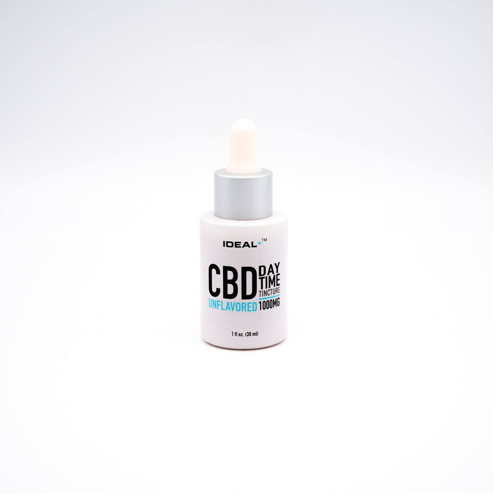 White bottle of Tincture Oil Day Drops 1000mg CBD with dropper cap