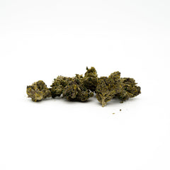Dried JokerZ 24% THCA Flower buds showcasing vibrant green and trichomes for a well-rounded experience