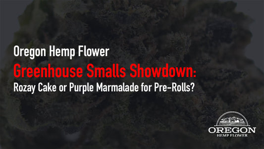 Comparing Rozay Cake and Purple Marmalade greenhouse smalls for pre-roll production — grind consistency, burn quality, potency, and wholesale sourcing.