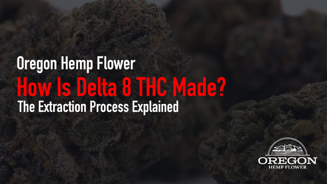 How is delta 8 THC made? Learn about the CBD isomerization process, what chemicals are involved, and what to look for in a safely produced delta 8 product.