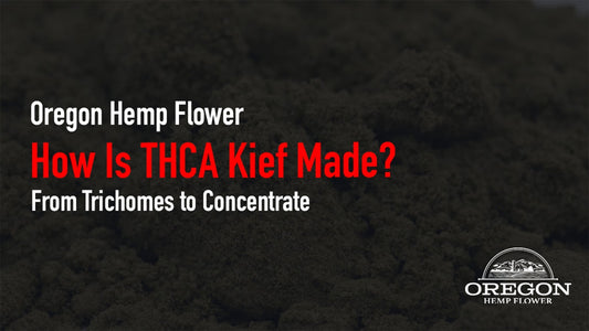 Discover the step-by-step process behind THCA kief production, from trichome separation to the finished concentrate.