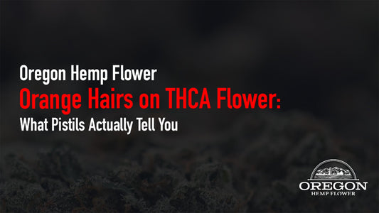 Orange Hairs on THCA Flower