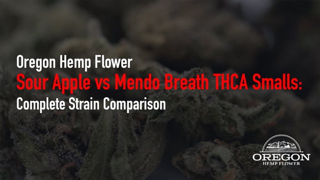 Sour Apple vs Mendo Breath THCA Smalls