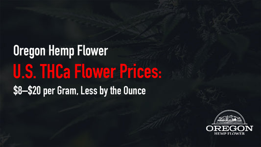 THCa flower product beside a gram scale