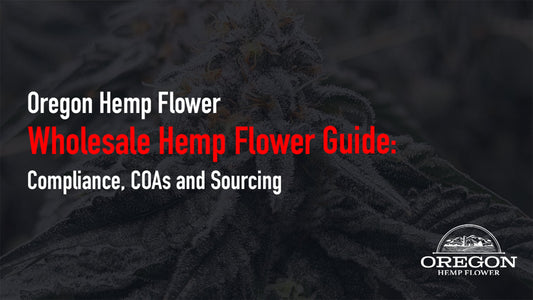 Buyer checking a hemp flower lot sample