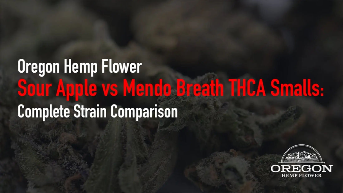 Sour Apple vs Mendo Breath THCA Smalls