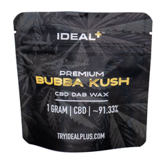 Bubba Kush 91.33% CBD Dab Wax 1g