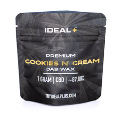 Cookies and Cream 91.52% CBD Dab Wax 1g