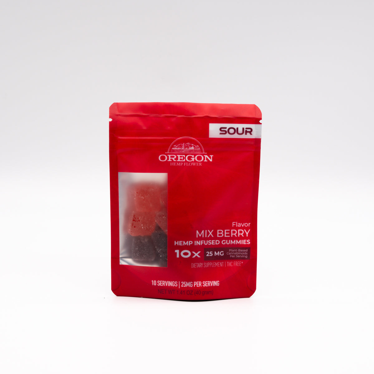 Sour Mix Berry Hemp Gummies 250mg - 10 Pack