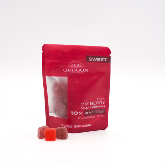 Sweet Mix Berry Delta 8 Gummies 250mg - 10 Pack